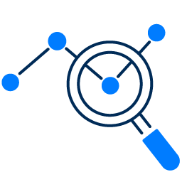 A blue object with numbers and numbers on it.