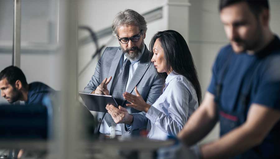 A finance team using AI forecasting to improve margins.